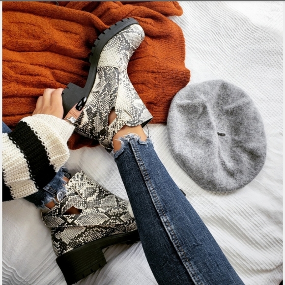 Snake Print Boot - Picture 3 of 3